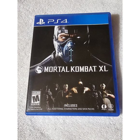 Warner Bros. Other - Mortal Kombat XL PS4 Game Includes All Characters and Skin‎ Packs